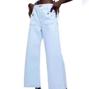 Seeking for Zara wide leg jean, size 4 NotForSell